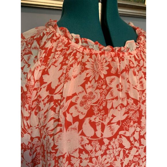 Banjanan Poppy Red Ester Midi Sundress NWT Size M Summer Resort Vacation - Picture 8 of 9